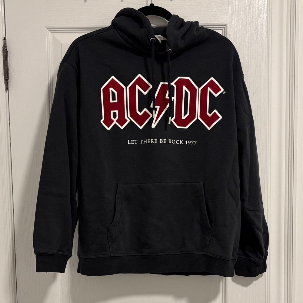 AC/DC Charcoal Hoodie